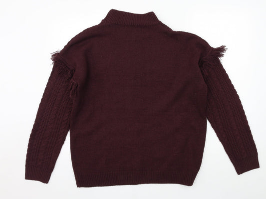 Womens UK Size 14 Select Purple Pullover Jumper