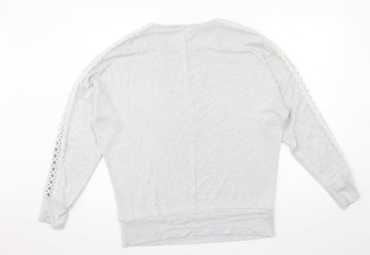 Womens UK Size 12 Dorothy Perkins Grey Pullover Jumper