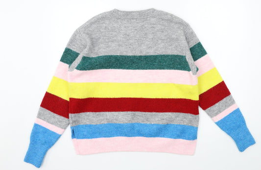 Womens UK Size XS River Island Multicoloured Pullover Jumper