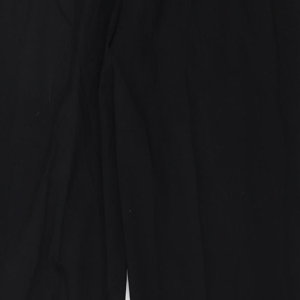 Womens UK Size 14 Damart Regular Fit Black Trousers