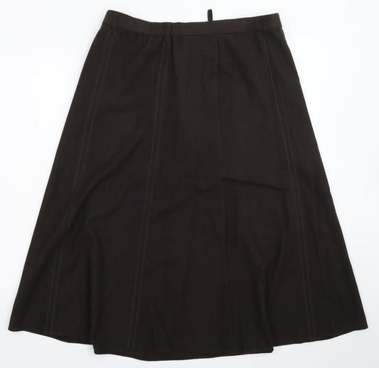 Marks and Spencer Womens Grey A-Line Skirt Size 32 in