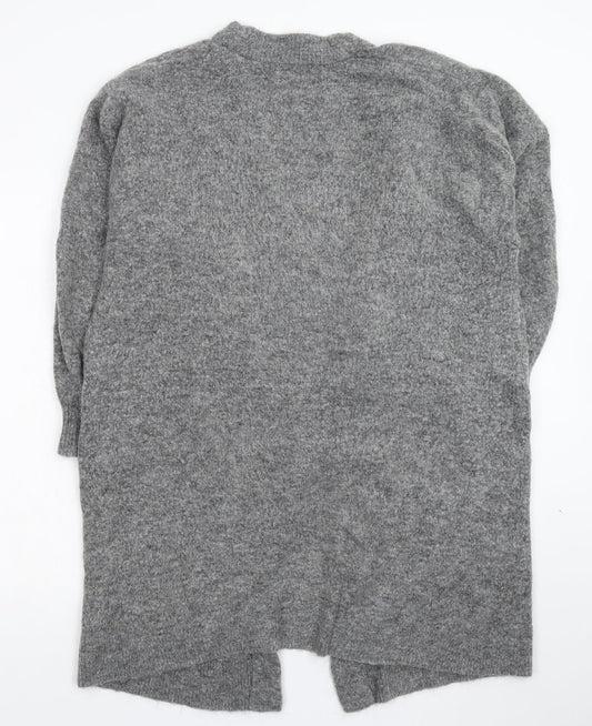 Womens UK Size M H&M Grey Cardigan Jumper