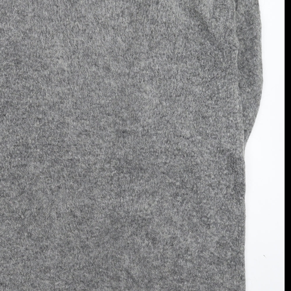 Womens UK Size M H&M Grey Cardigan Jumper