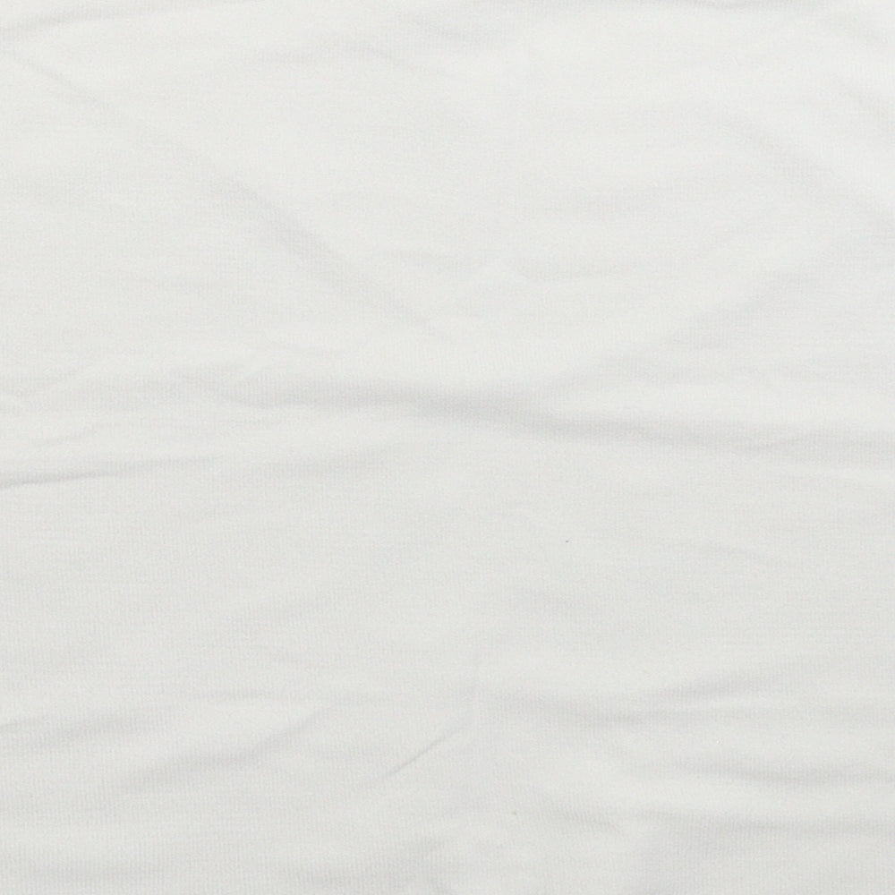 TU Womens White Knit Pullover Jumper Size 18