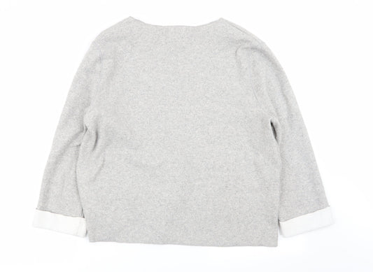 TU Womens Grey Cardigan Jumper Size 14