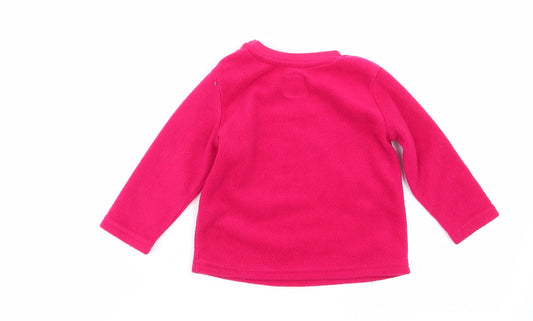 Primark Girls Red Solid Babydoll Pyjama Top Size 12-18 Months