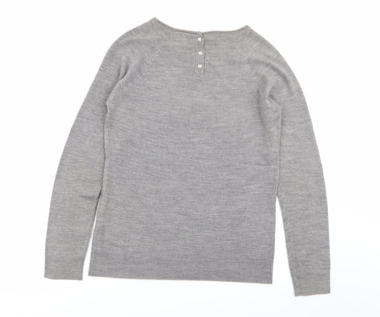 Primark Womens Grey Pullover Jumper Size 10