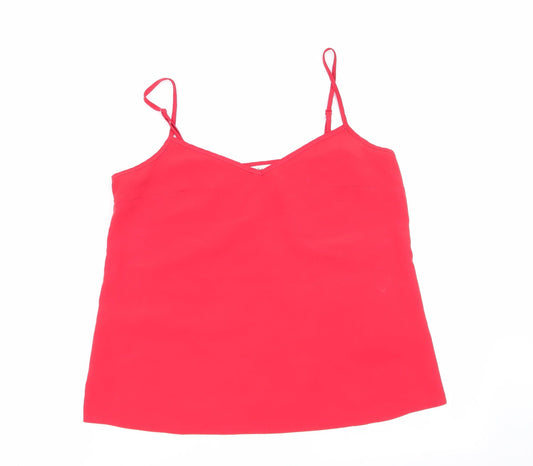 Miss Selfridge Womens Red Camisole Tank Size 10