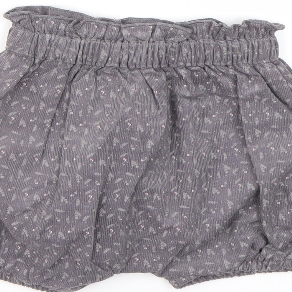 MINI CLUB Girls Grey Capri Trousers Size 0-3 Months