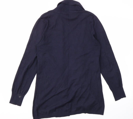 BHS Womens Blue Cardigan Jumper Size 10