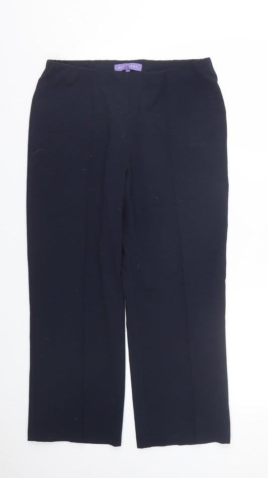 Womens UK Size 12 Autonomy Regular Fit Blue Trousers