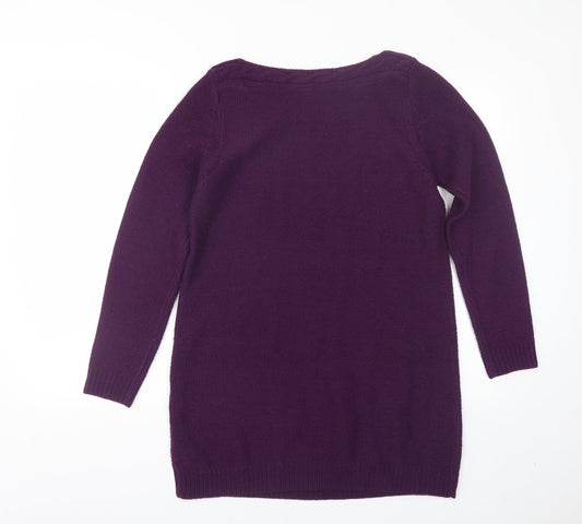 Womens UK Size 12 BHS Purple Pullover Jumper