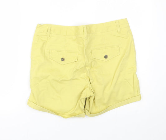 NEXT Womens Yellow   Bermuda Shorts Size 10