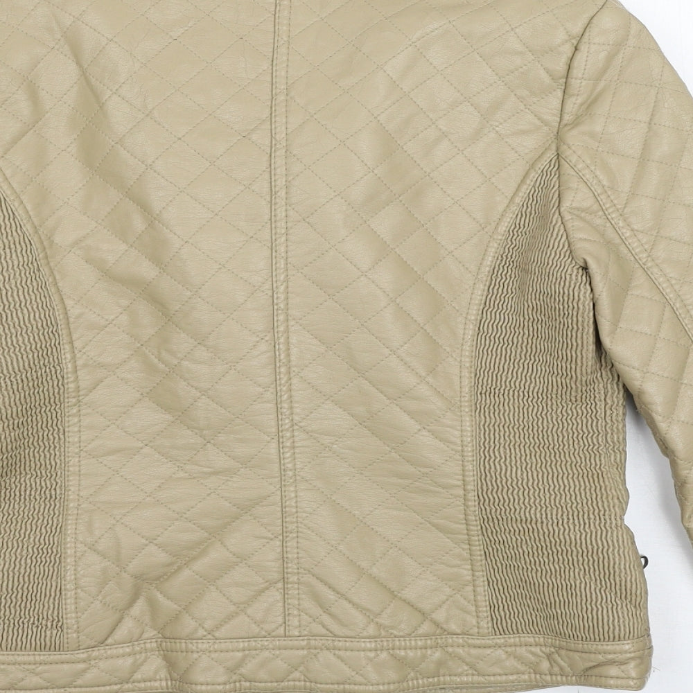 F&F Womens Beige Jacket Size 10