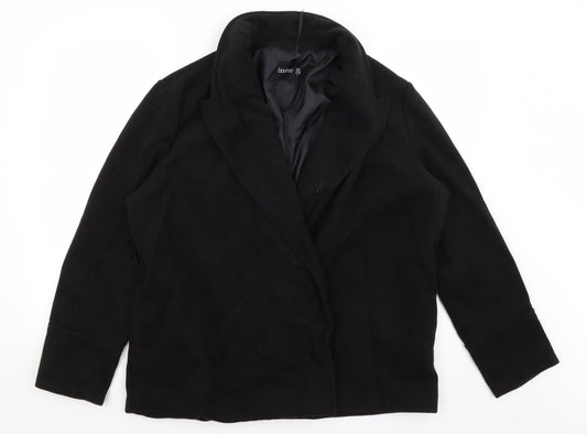Boohoo Womens Black Jacket Size 14