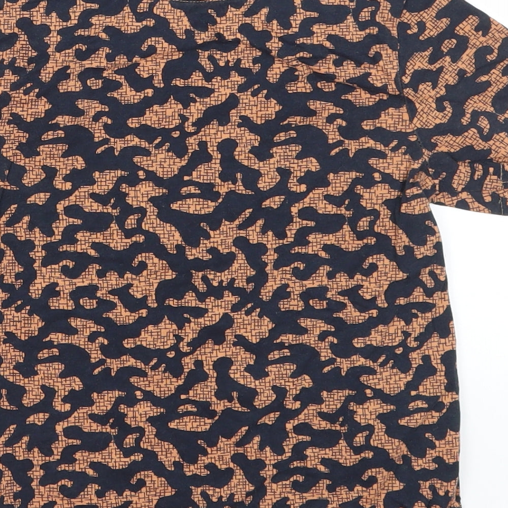 Nutmeg Boys Blue Camouflage Basic T-Shirt Size 5-6 Years