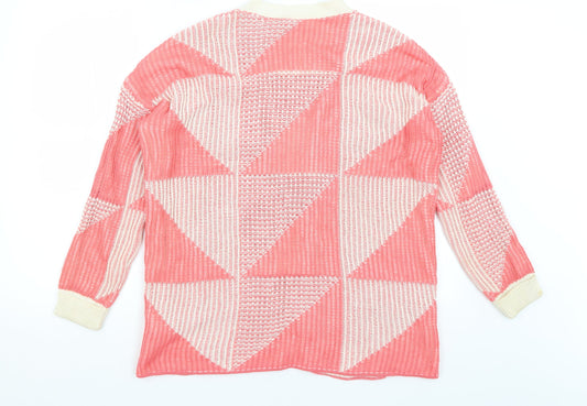 Womens UK Size 14 New Look Red Shrug Jumper