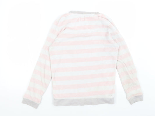 Disney Womens Grey Striped Pullover Jumper Size XS - Bambi