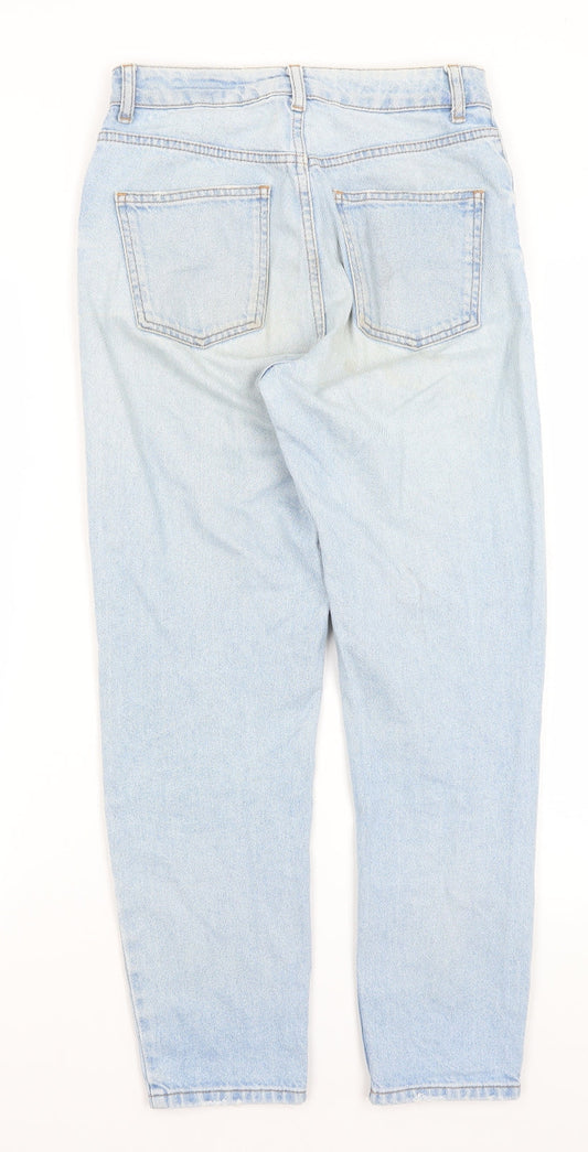 Topshop Womens Blue Mom Jeans Size 26 in L26 in