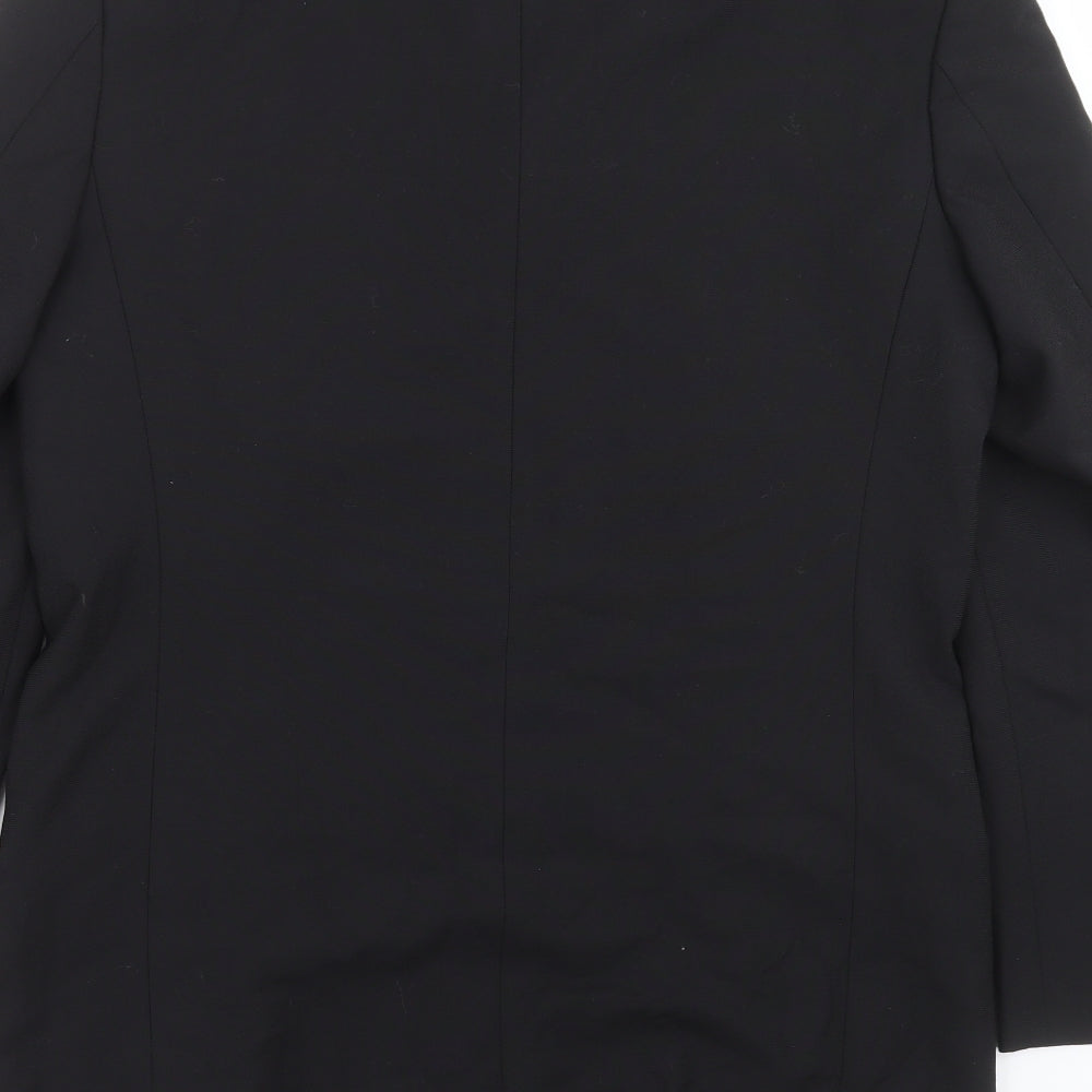 Mens UK Size 36 River Island Regular Black Suit Jacket