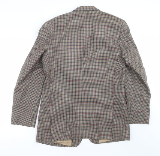 Mens UK Size 38 Classics Regular Beige Suit Jacket