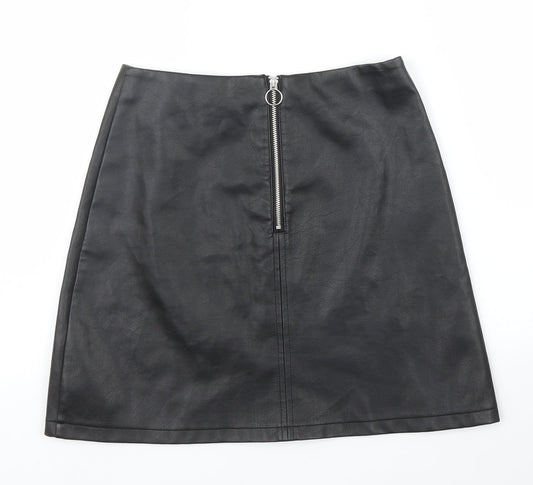 Primark Womens Black A-Line Skirt Size 8