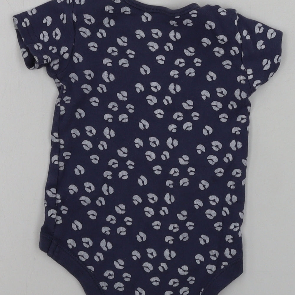 TU Boys Blue Babygrow One-Piece Size 3-6 Months
