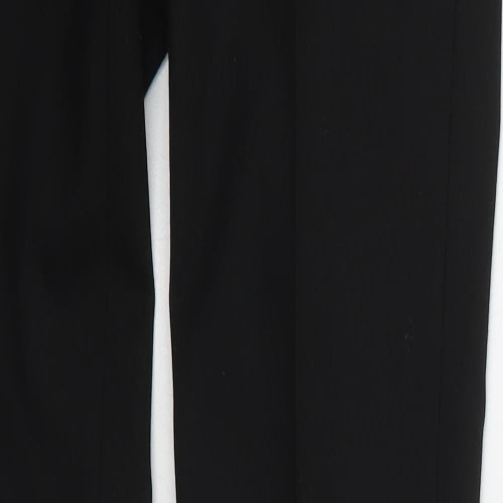 Womens UK Size 28 in ASOS Regular Fit Black Trousers