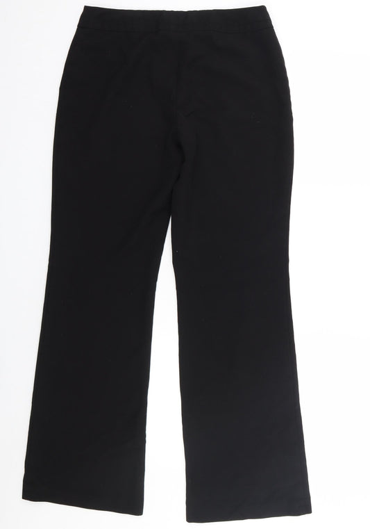 F&F Womens Black Trousers Size 10 L31 in