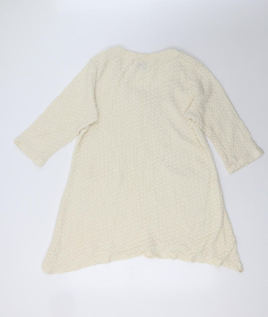 tara Womens White A-Line Size M