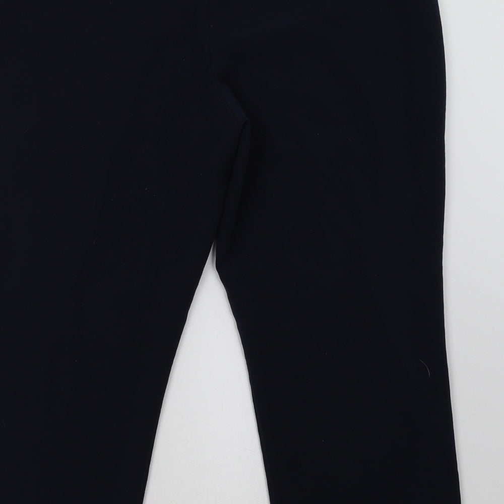 Womens UK Size 14 vida vi Regular Fit Blue Trousers