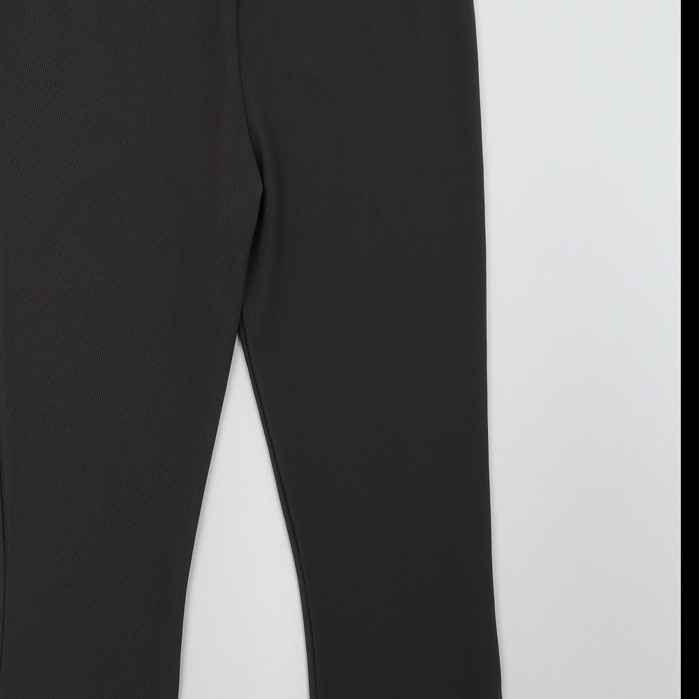 Womens UK Size 14 Preworn Regular Fit Grey Trousers