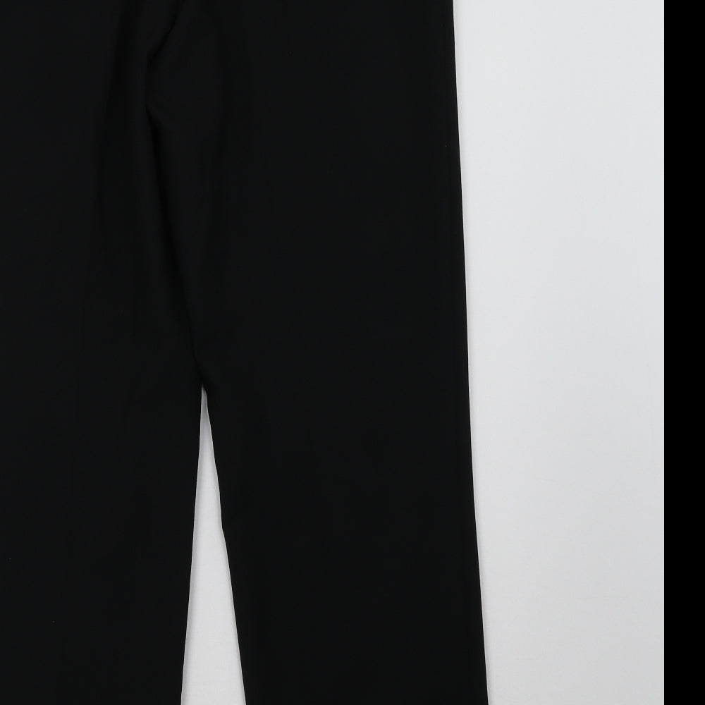 Womens UK Size 12 BHS Regular Fit Black Trousers