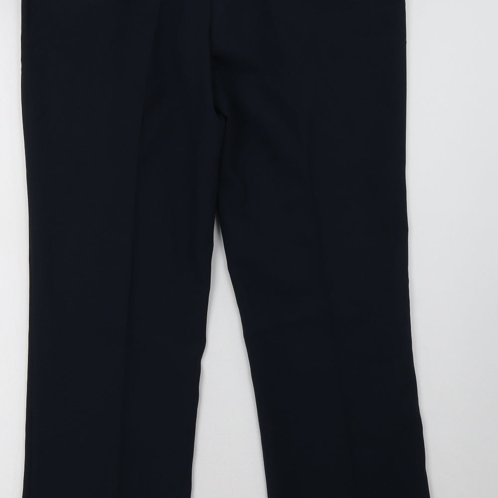 Womens UK Size 12 Damart Regular Fit Blue Trousers