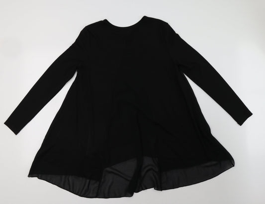 New Look Womens Black A-Line Size S
