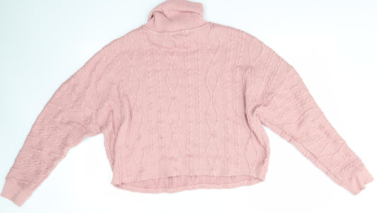 F&F Womens Pink Pullover Jumper Size 14