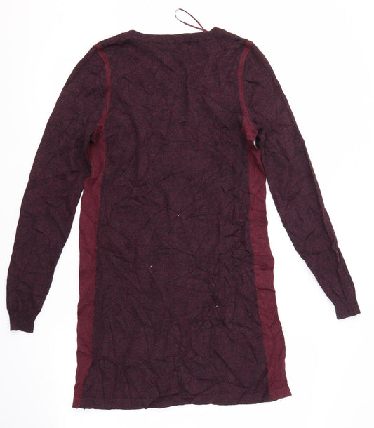 George Womens Purple Jumper Dress Size 8