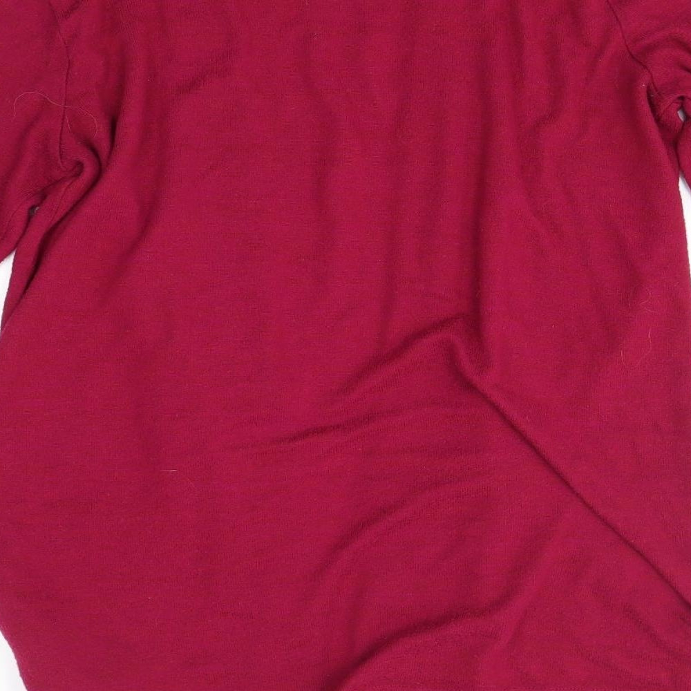 Nutmeg Womens Pink Cardigan Jumper Size 10