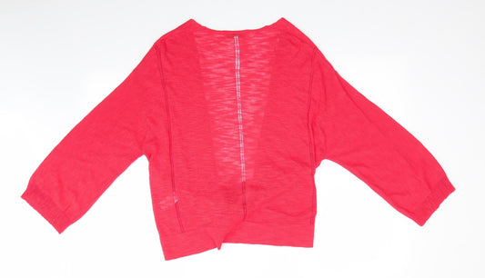 Womens UK Size M NEXT Orange Cardigan Jumper