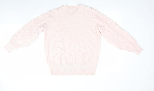 Womens UK Size 10 Florence and Fred Pink Pullover Jumper