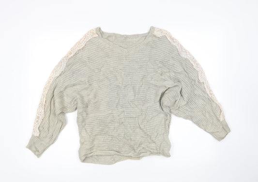 Womens UK Size S Shein Grey Pullover Jumper