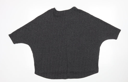 Womens UK Size M New Look Grey Pullover Jumper