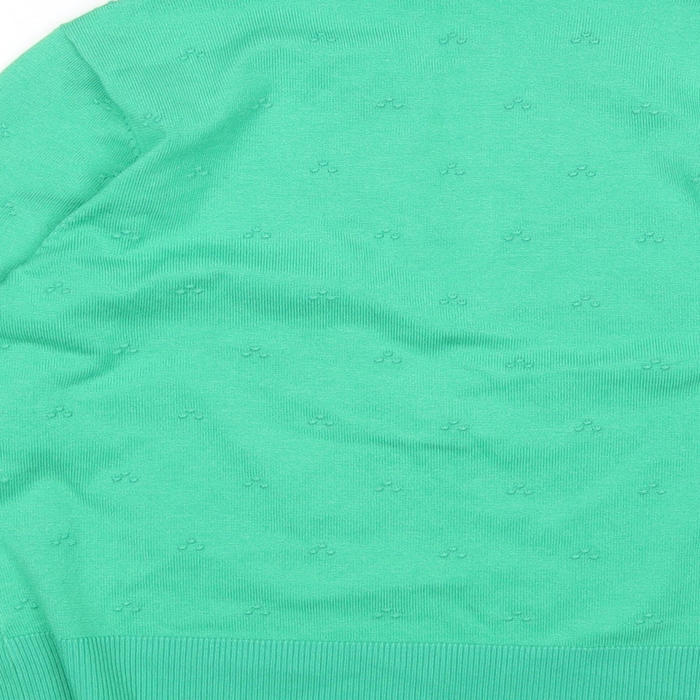 Womens UK Size S Hepburn Green Cardigan Jumper