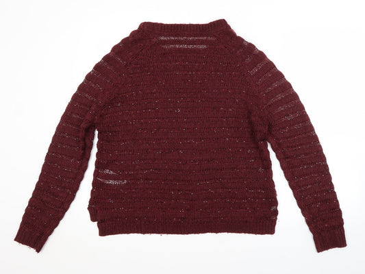 Womens UK Size 16 Preworn Purple Pullover Jumper