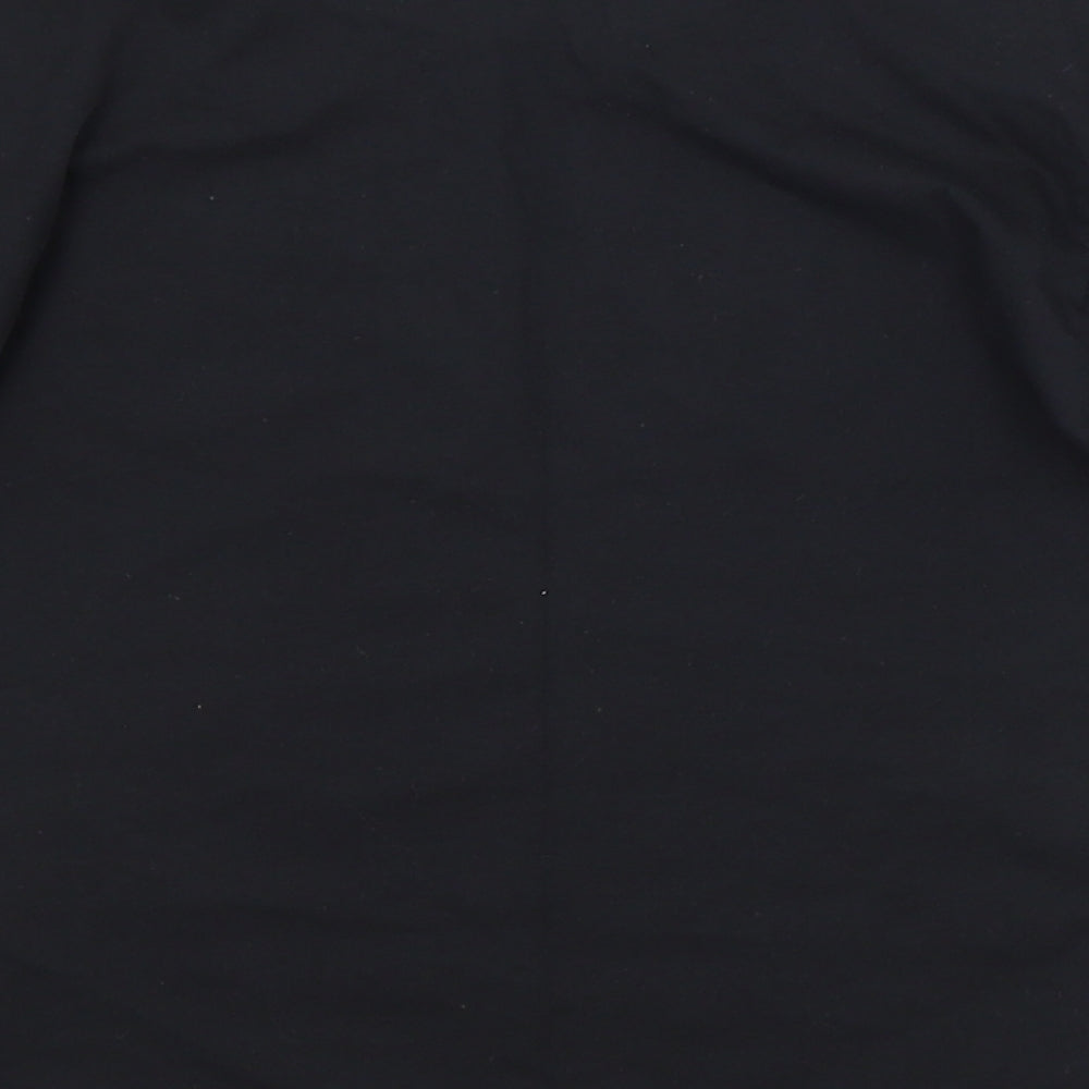 George Girls Black Basic T-Shirt Size 5-6 Years
