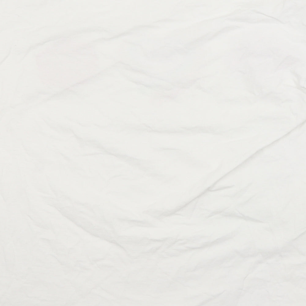 Womens UK Size L Fruit of the Loom White Basic T-Shirt
