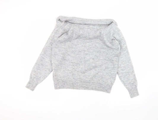 H&M Womens Grey Basic T-Shirt Size M