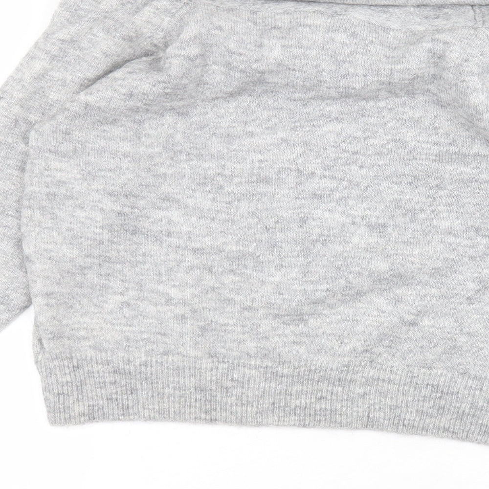 H&M Womens Grey Basic T-Shirt Size M