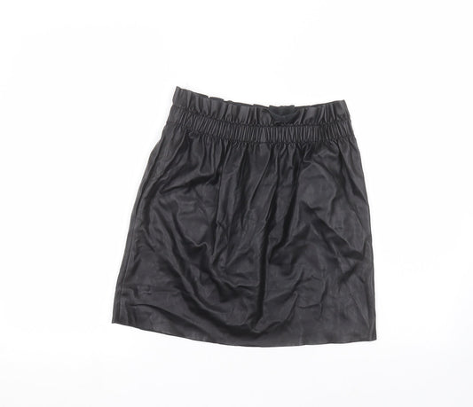 H&M Womens Black Mini Skirt Size 10