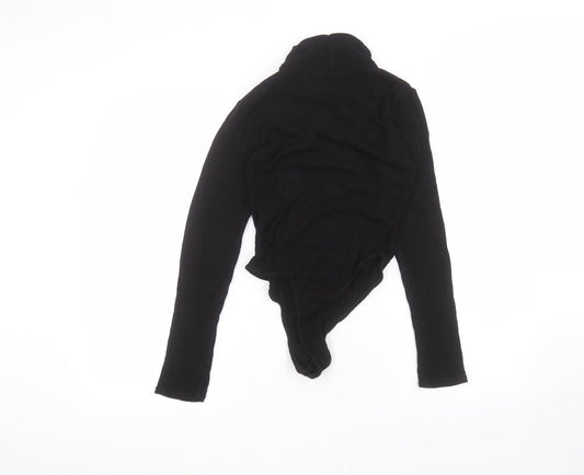 PRETTYLITTLETHING Womens Black   Bodysuit One-Piece Size 8